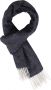 Profuomo Sjaal Lamswol Donkerblauw - Thumbnail 3