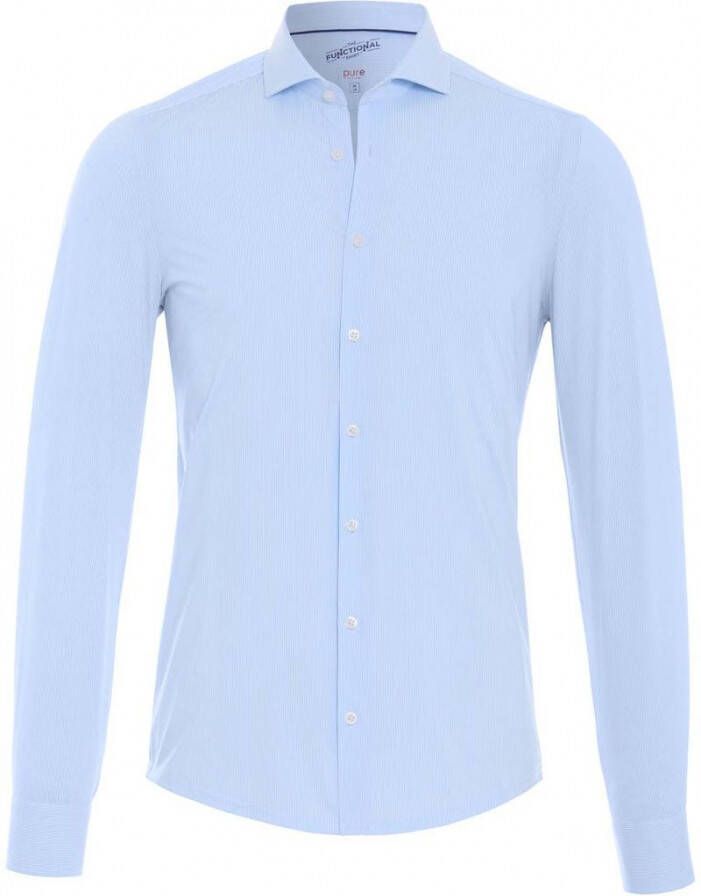 Pure H.Tico The Functional Shirt Strepen Blauw