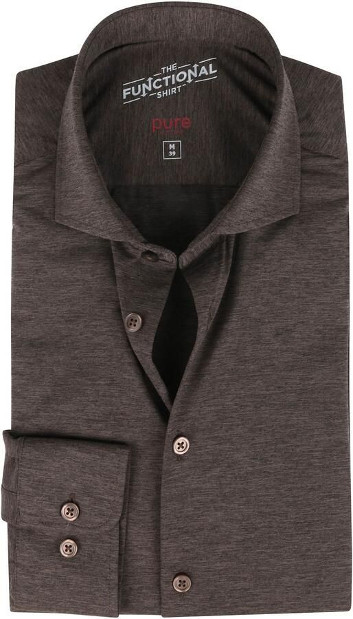 Pure H.Tico The Functional Shirt Bruin - Foto 4