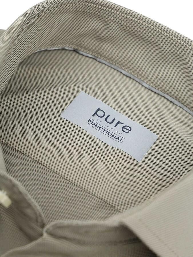 Pure Overhemd Lange Mouw Shirt Lichtbruin - Foto 2