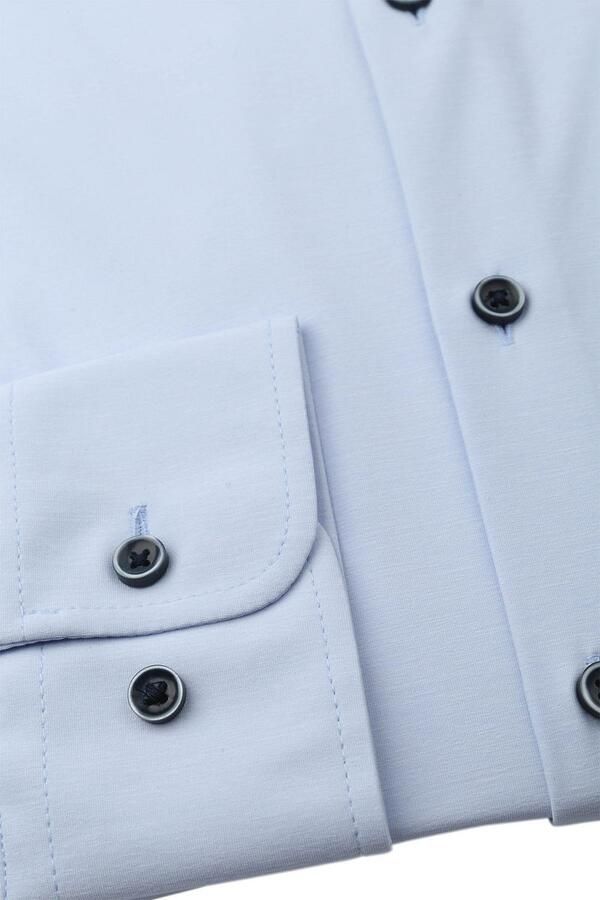 Pure Overhemd Shirt Melange Light Blue - Foto 2
