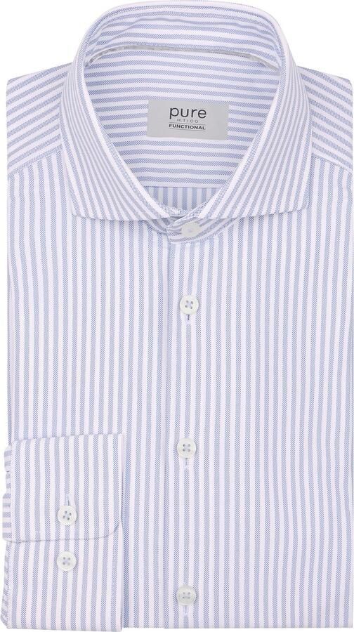 Pure Shirt Streep Blauw