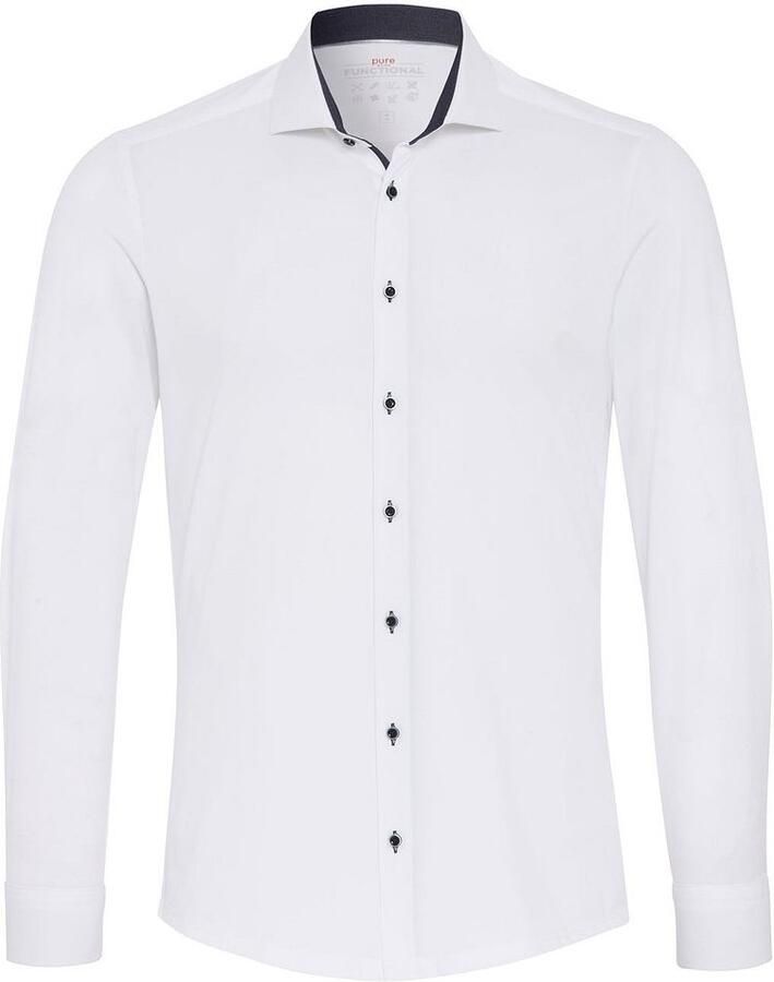 Pure Overhemd Lange Mouw Shirt Wit