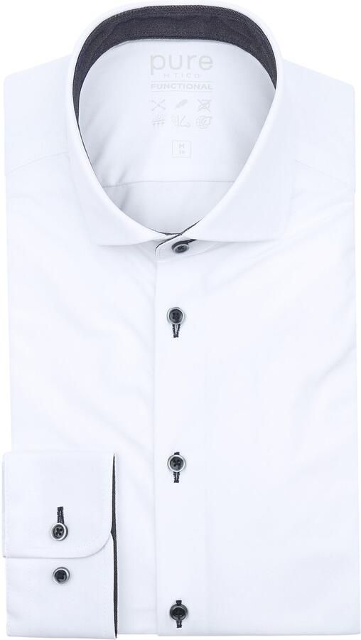 Pure Overhemd Lange Mouw Shirt Wit - Foto 5