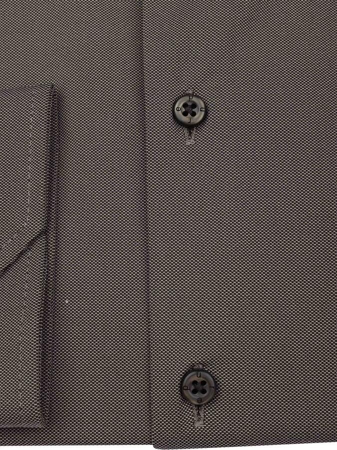 Pure Overhemd Lange Mouw The Functional Shirt Bruin - Foto 2