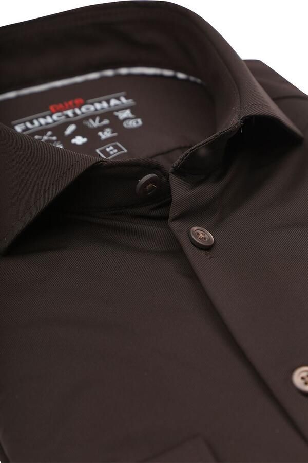 Pure The Functional Shirt Donkerbruin - Foto 4