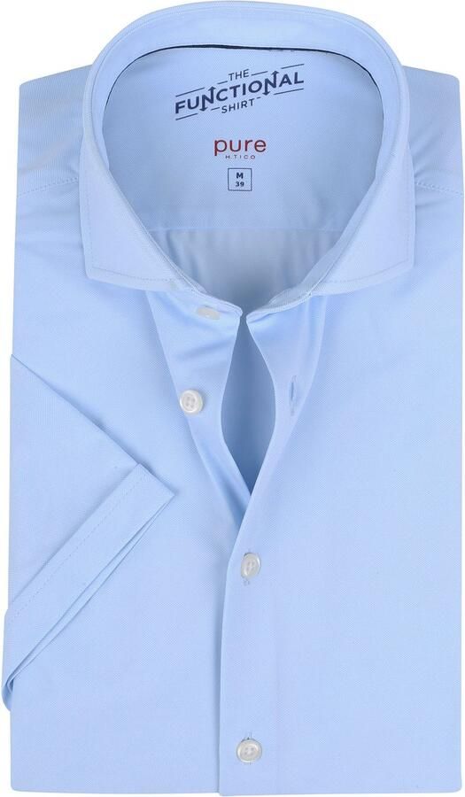 Pure The Functional Shirt KM Blauw - Foto 4