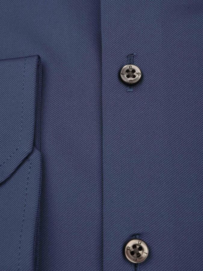 Pure Overhemd Lange Mouw The Functional Shirt Navy - Foto 2