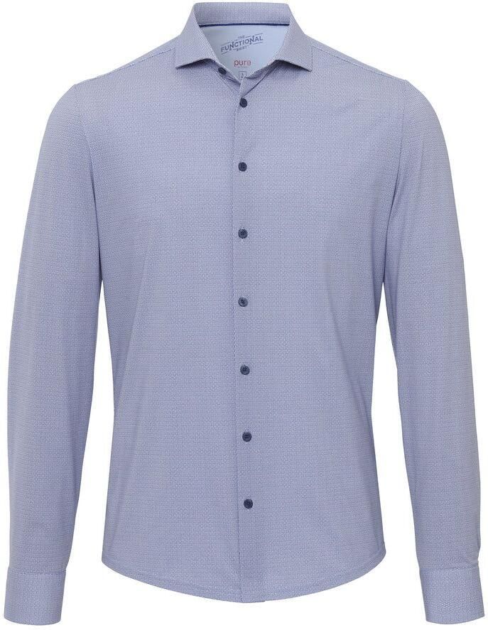 Pure The Functional Shirt Print Blauw