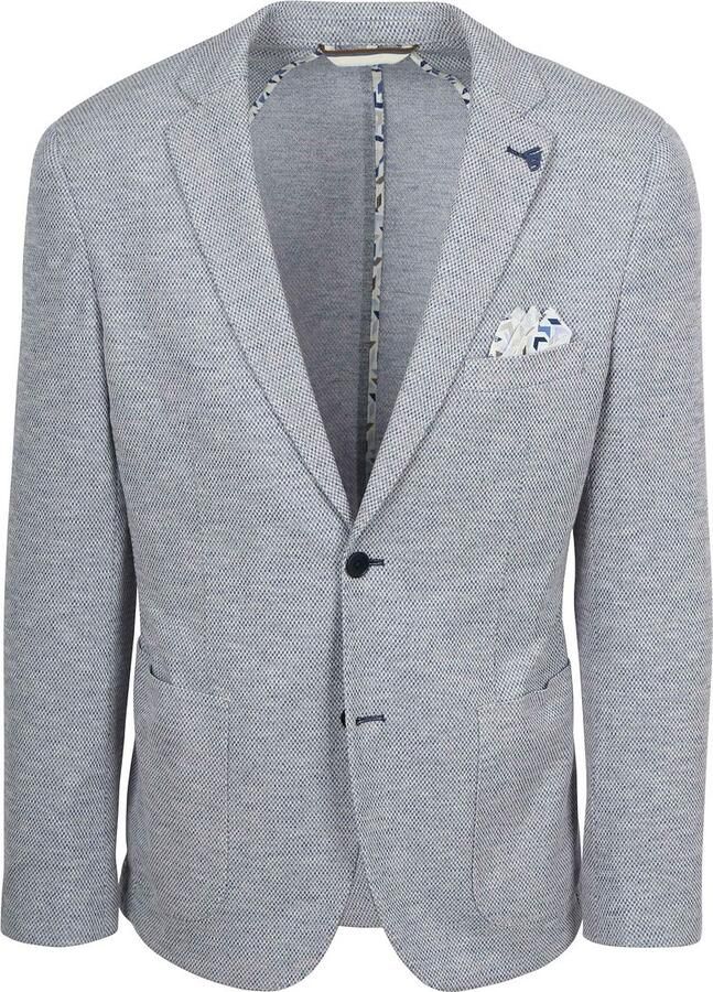 R2 Amsterdam Knitted Colbert Blauw