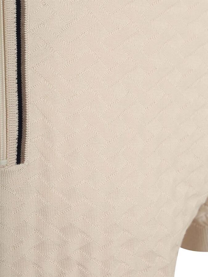 R2 Amsterdam Knitted Polo Beige - Foto 3