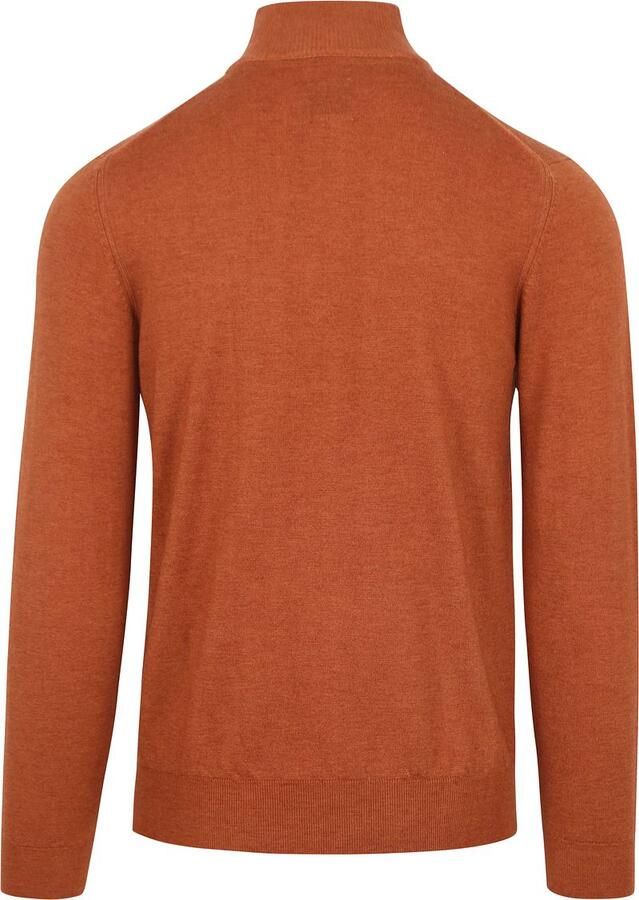 R2 Amsterdam R2 Half Zip Trui Merino Wol Brique - Foto 2