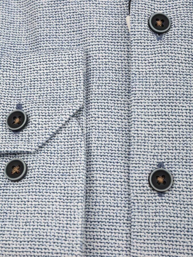 R2 Amsterdam Overhemd Lange Mouw R2 Overhemd Knitted Sorona Blauw - Foto 2