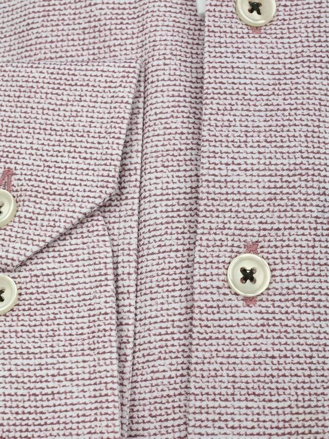 R2 Amsterdam Overhemd Lange Mouw R2 Overhemd Knitted Sorona Mauve - Foto 2