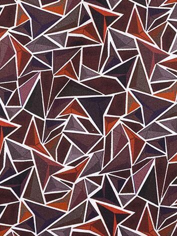R2 Amsterdam R2 Overhemd Poplin Triangle Print Bordeaux - Foto 4