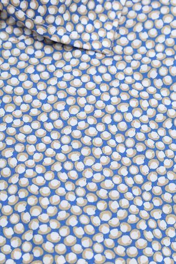 R2 Amsterdam R2 Overhemd Print Koffiekopjes Blauw - Foto 2