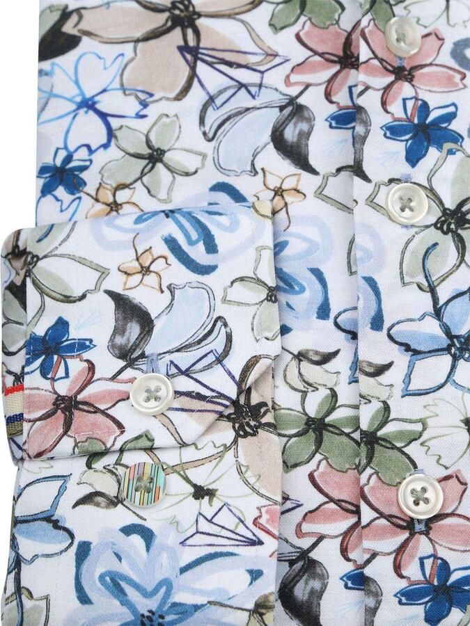 R2 Amsterdam R2 Overhemd Sorona Flower Print Multicolour - Foto 2