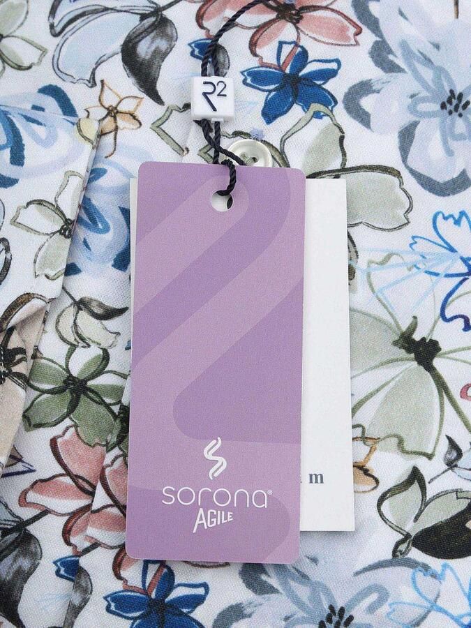 R2 Amsterdam R2 Overhemd Sorona Flower Print Multicolour - Foto 4