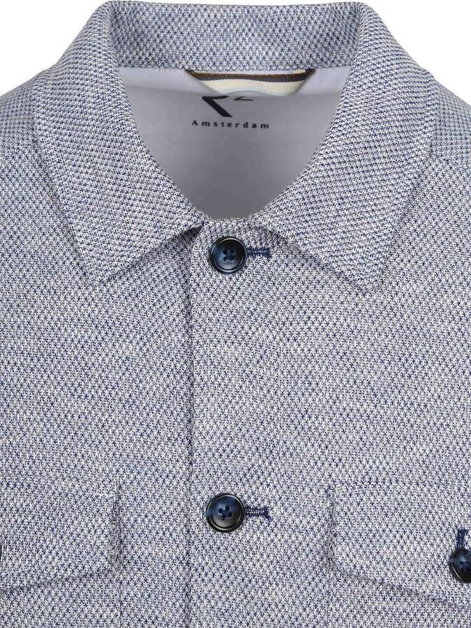 R2 Amsterdam R2 Overshirt Blauw - Foto 2