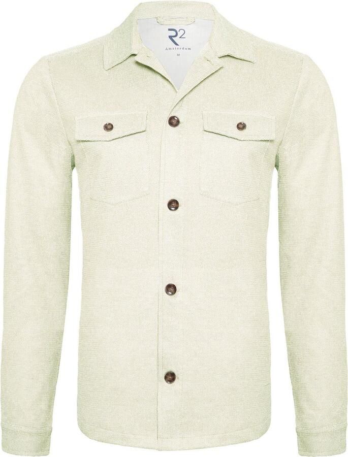 R2 Amsterdam R2 Overshirt Lichtgroen