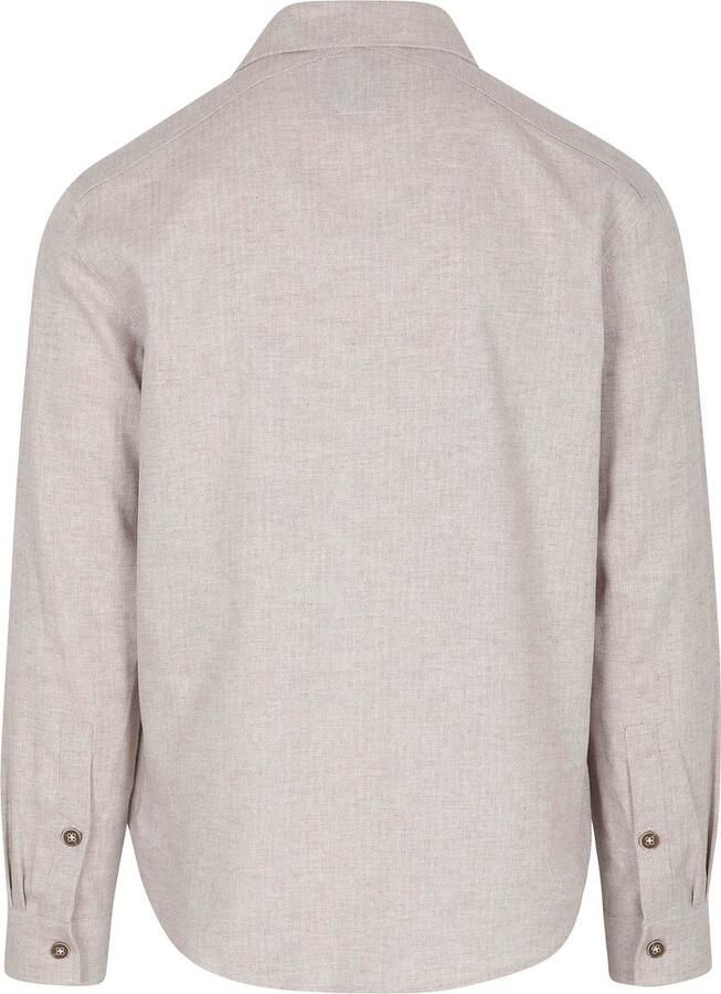 R2 Amsterdam R2 Overshirt Linen Cotton Beige - Foto 3