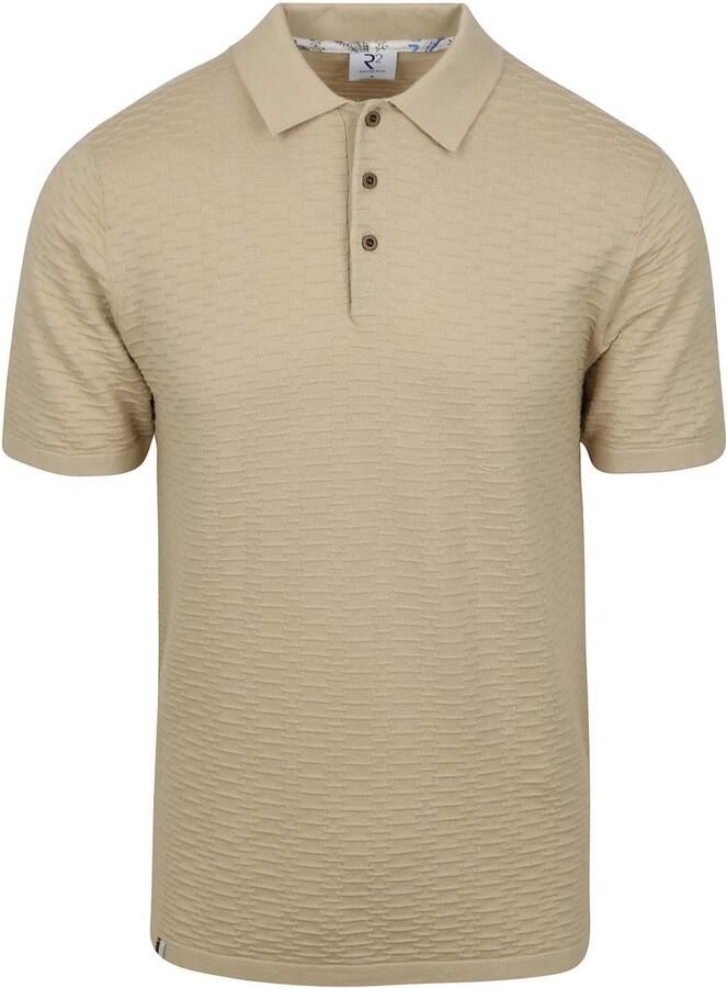 R2 Amsterdam R2 Polo Knitted Beige