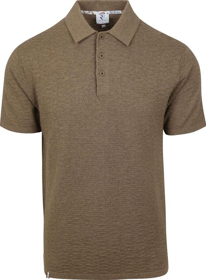 R2 Amsterdam R2 Polo Knitted Taupe
