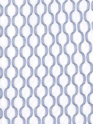 R2 Amsterdam R2 Poplin Overhemd Print Blauw - Foto 2