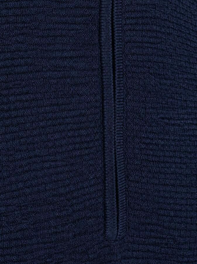 R2 Amsterdam R2 Pullover Half Zip Structured Navy - Foto 2