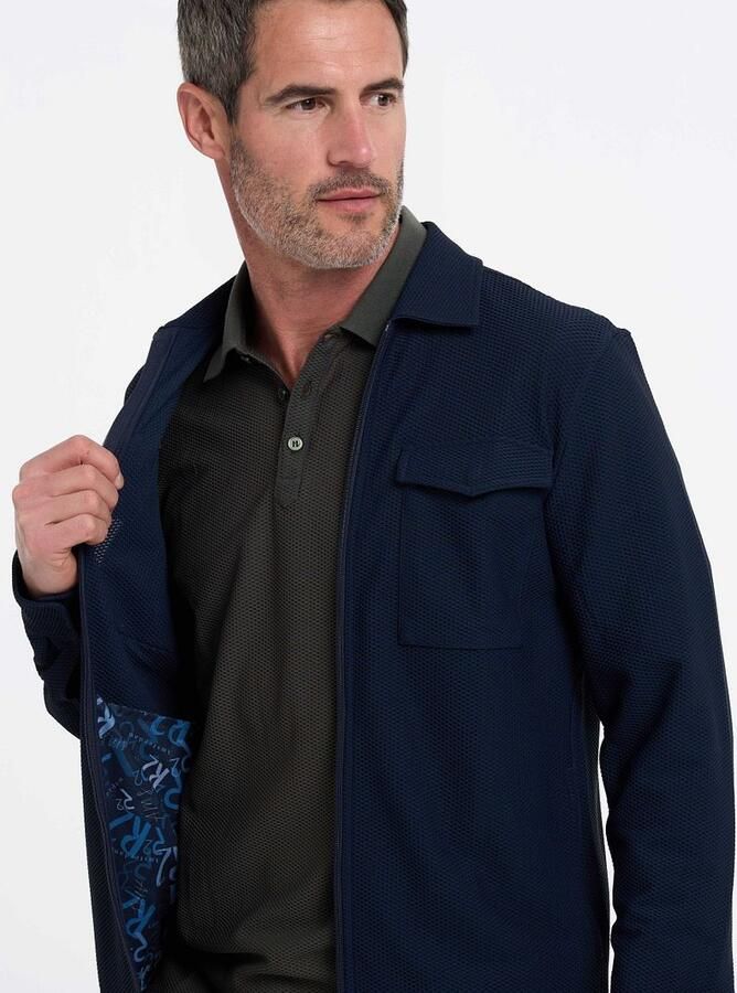 R2 Amsterdam R2 Travel Overshirt Navy - Foto 3