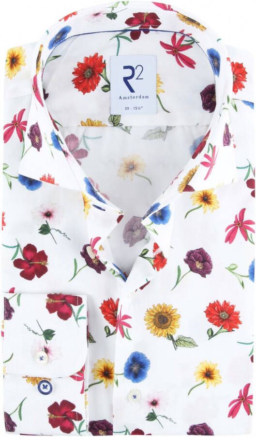 R2 Amsterdam R2 Overhemd Multicolour Bloemen