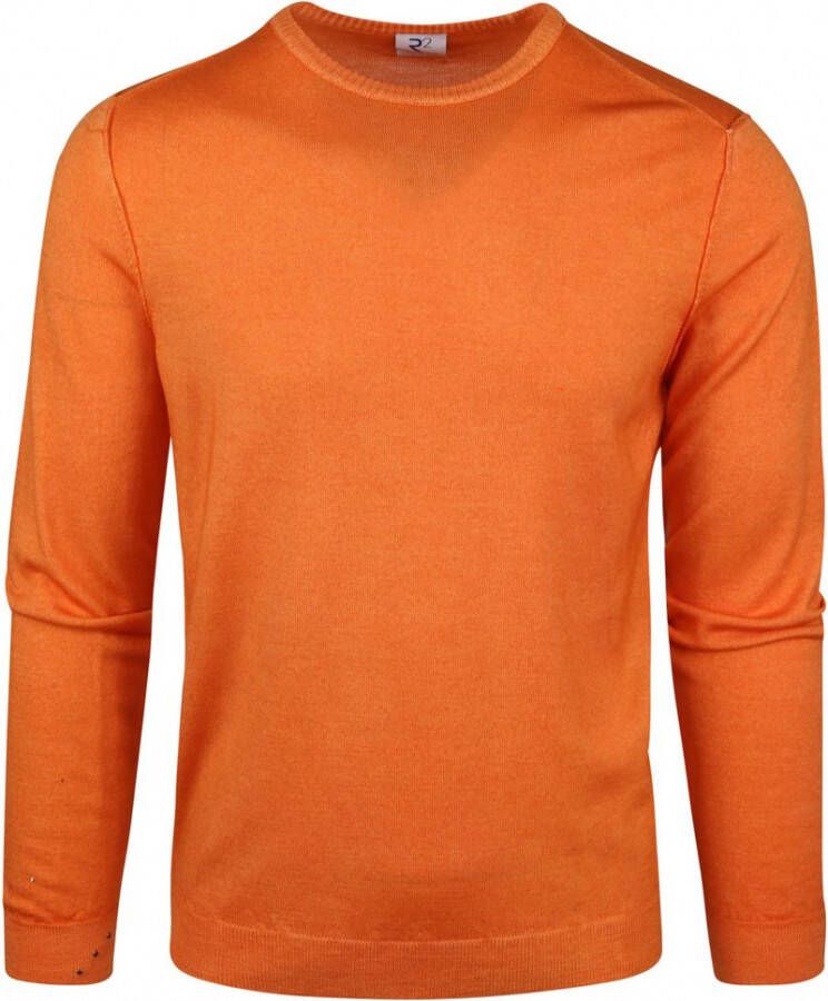 R2 Amsterdam R2 Pullover Wol Oranje