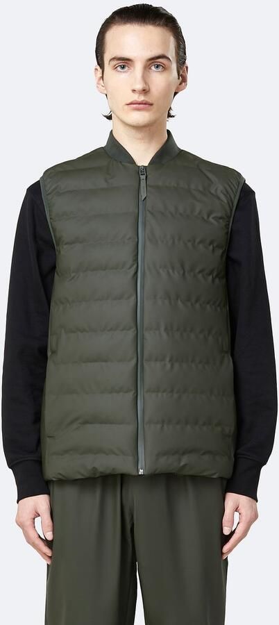 Rains Bodywarmer Trekker Donkergroen