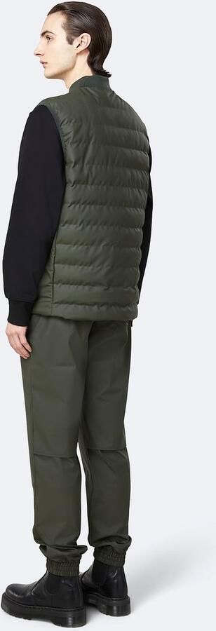 Rains Bodywarmer Trekker Donkergroen - Foto 4