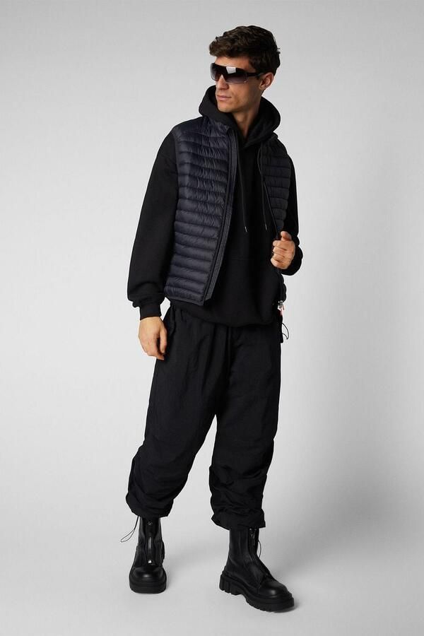 Save The Duck Adam Vest Stijlvolle Herenvest voor Laagjeslook Blauw Heren