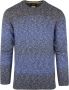 Scotch & Soda Scotch and Soda Pullover Melange Donkerblauw Blauw Heren - Thumbnail 1