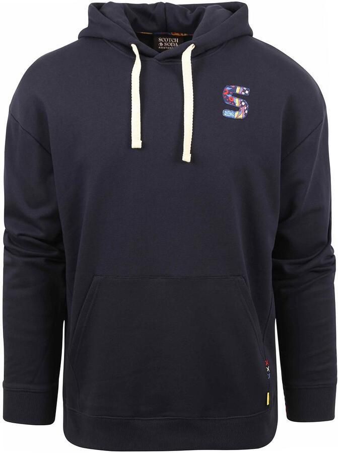 Scotch and Soda Bandana Hoodie Navy