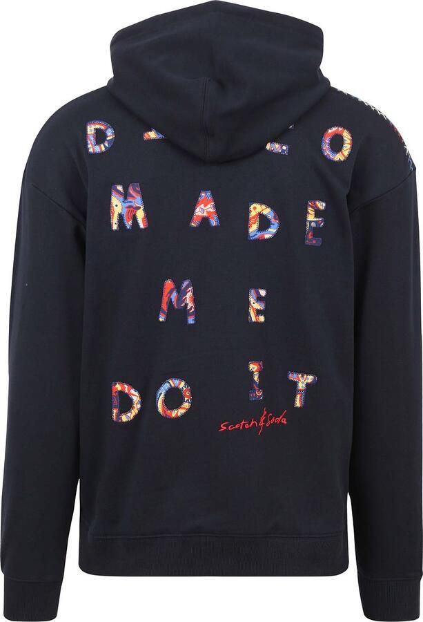 Scotch and Soda Bandana Hoodie Navy - Foto 5