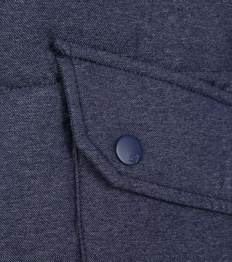 Scotch & Soda Trainingsjack Scotch & Soda Bomber Bodywarmer Donkerblauw - Foto 4