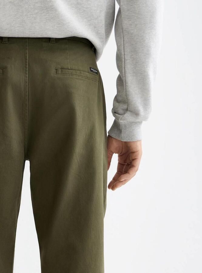 Scotch and Soda Chino Stuart Olijfgroen - Foto 4
