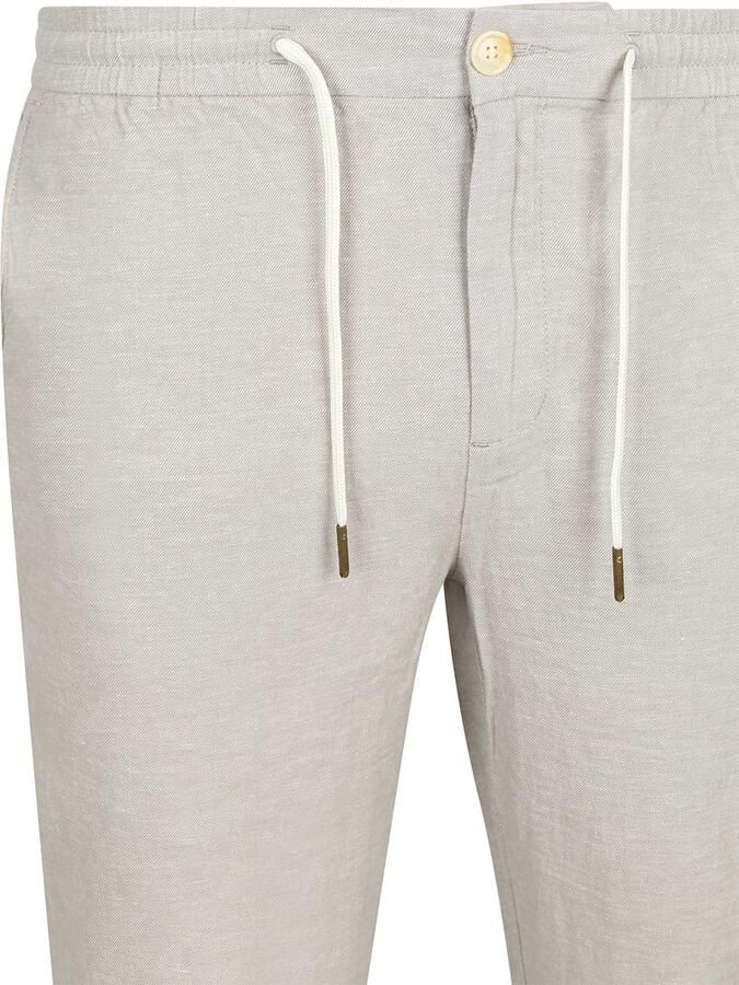 Scotch and Soda Chino Warren Cotton Linen Greige - Foto 4