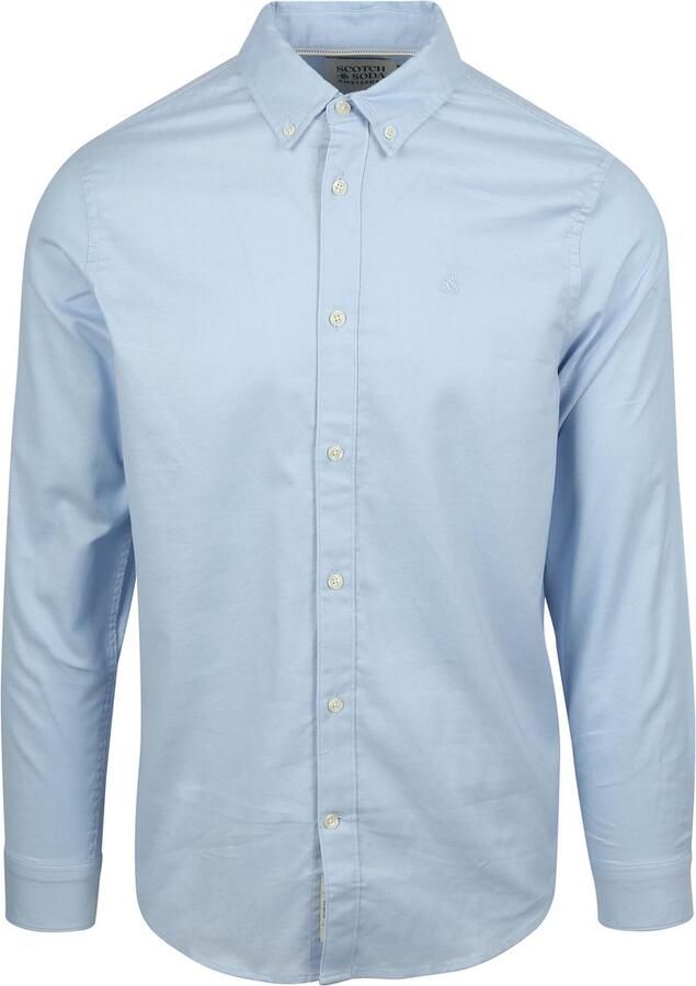 Scotch & Soda Overhemd Lange Mouw Scotch & Soda Core Oxford Overhemd Lichtblauw - Foto 5