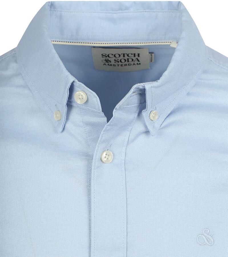 Scotch & Soda Overhemd Lange Mouw Scotch & Soda Core Oxford Overhemd Lichtblauw - Foto 6