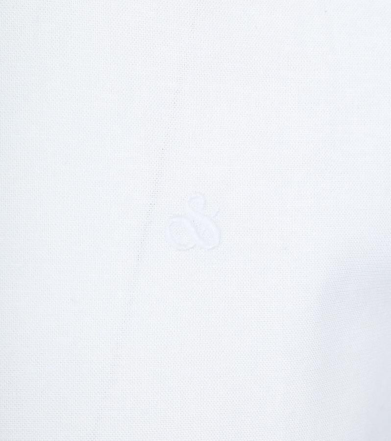 Scotch & Soda Overhemd Lange Mouw Scotch & Soda Core Oxford Overhemd Wit