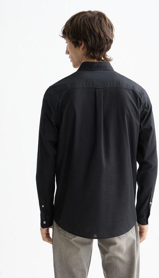 Scotch and Soda Core Oxford Overhemd Zwart - Foto 5