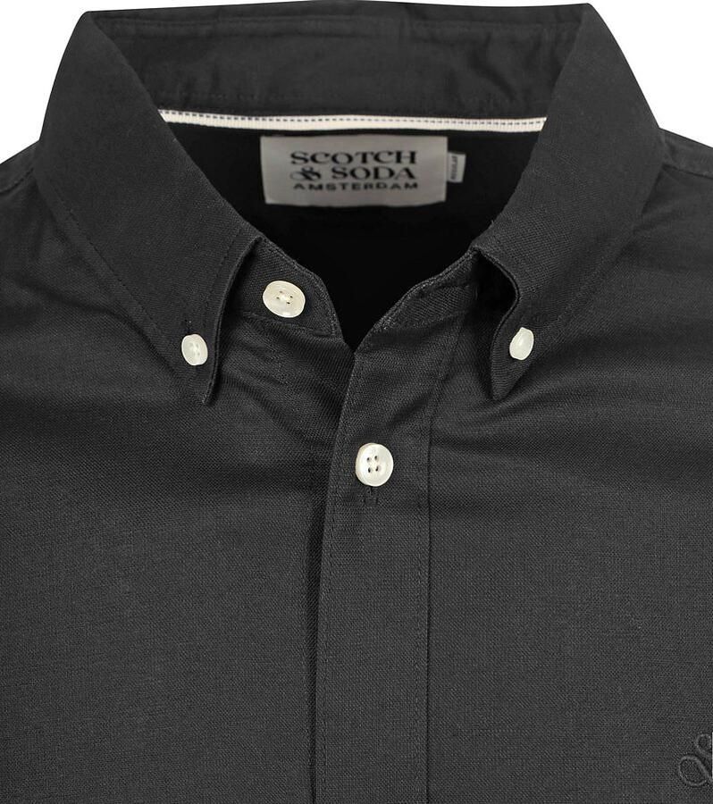 Scotch and Soda Core Oxford Overhemd Zwart - Foto 2
