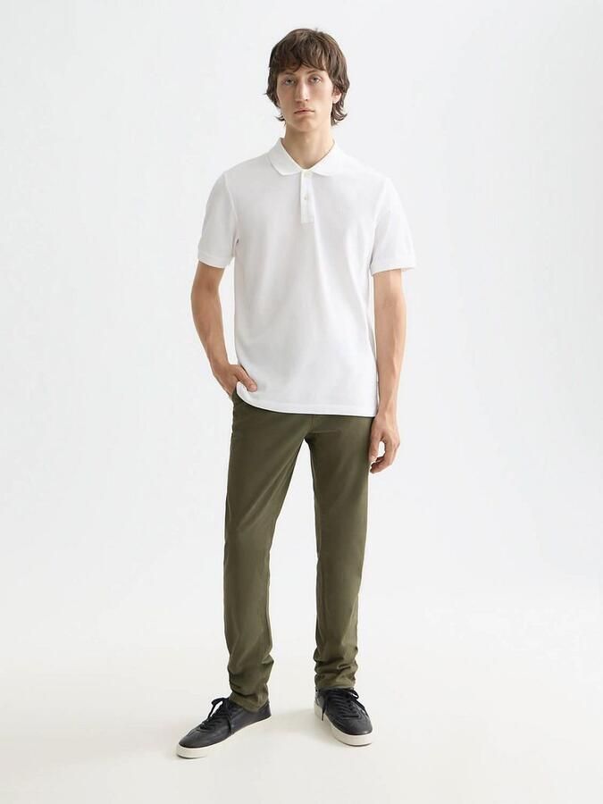 Scotch & Soda Polo Shirt Korte Mouw Scotch & Soda Core Piqué Polo Wit - Foto 9