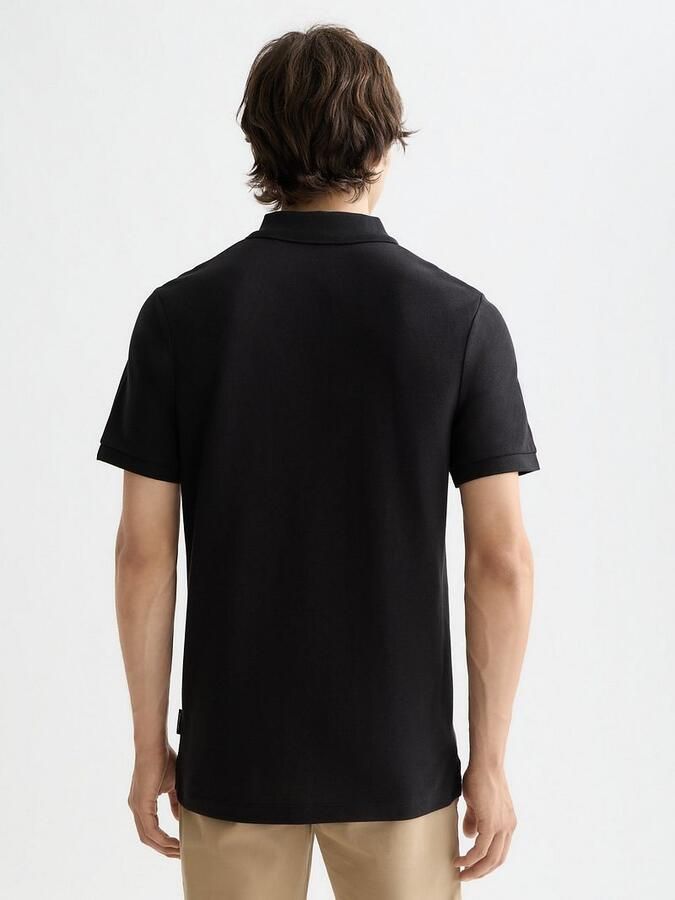 Scotch & Soda T-shirt Scotch & Soda Core Piqué Polo Zwart - Foto 8