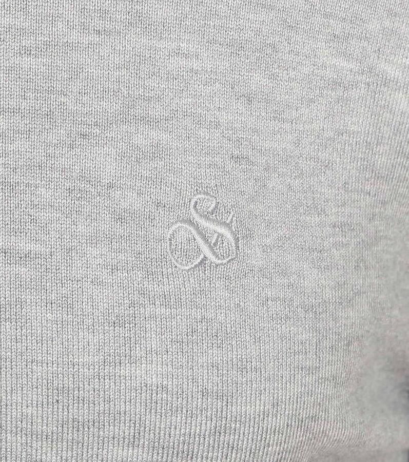 SCOTCH & SODA Heren Truien & Vesten Viscose Pullover Crewneck Grijs
