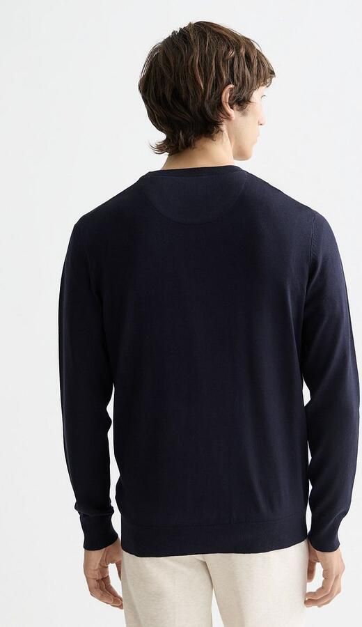 SCOTCH & SODA Heren Truien & Vesten Viscose Pullover Crewneck Donkerblauw - Foto 7